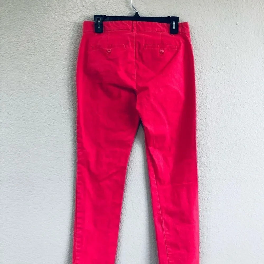 Khakis by Gap Coral Pink Cropped Ankle Pants 2